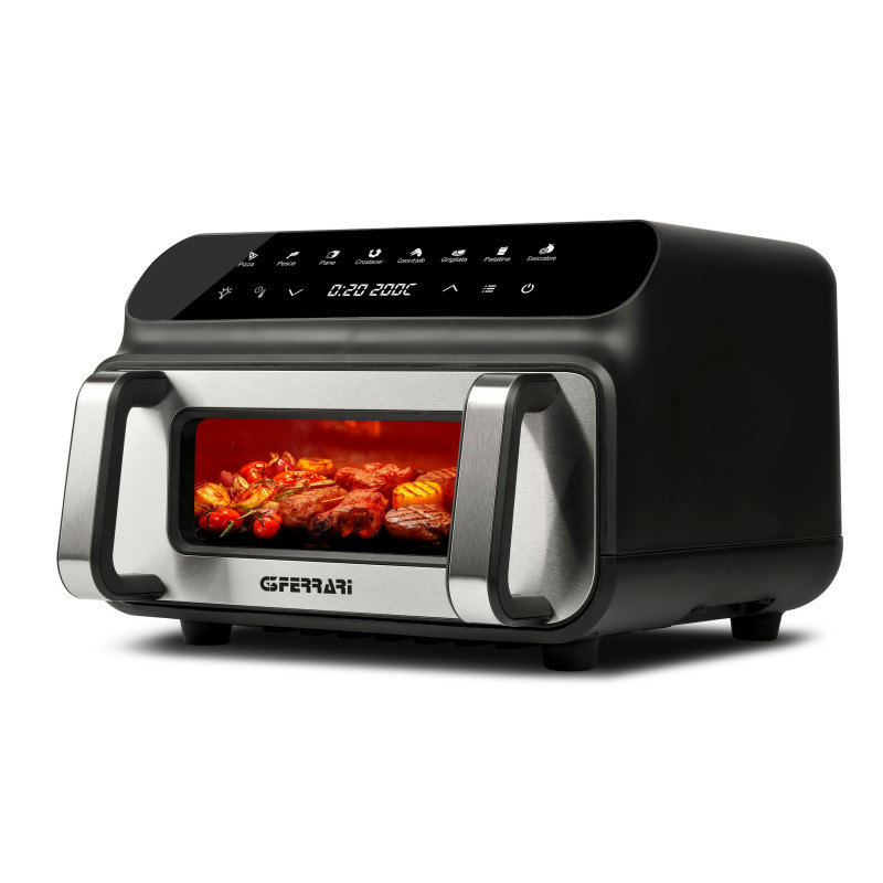 Friggitrice ad aria g3ferrari g10181 friggisano bbq 10l 2000w nero