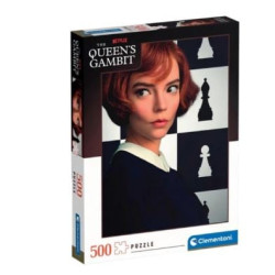 Puzzle clementoni netflix the queen's gambit 500pz multicolore