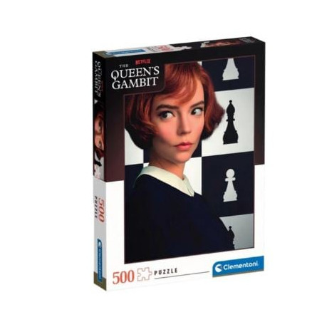 Puzzle clementoni netflix the queen's gambit 500pz multicolore