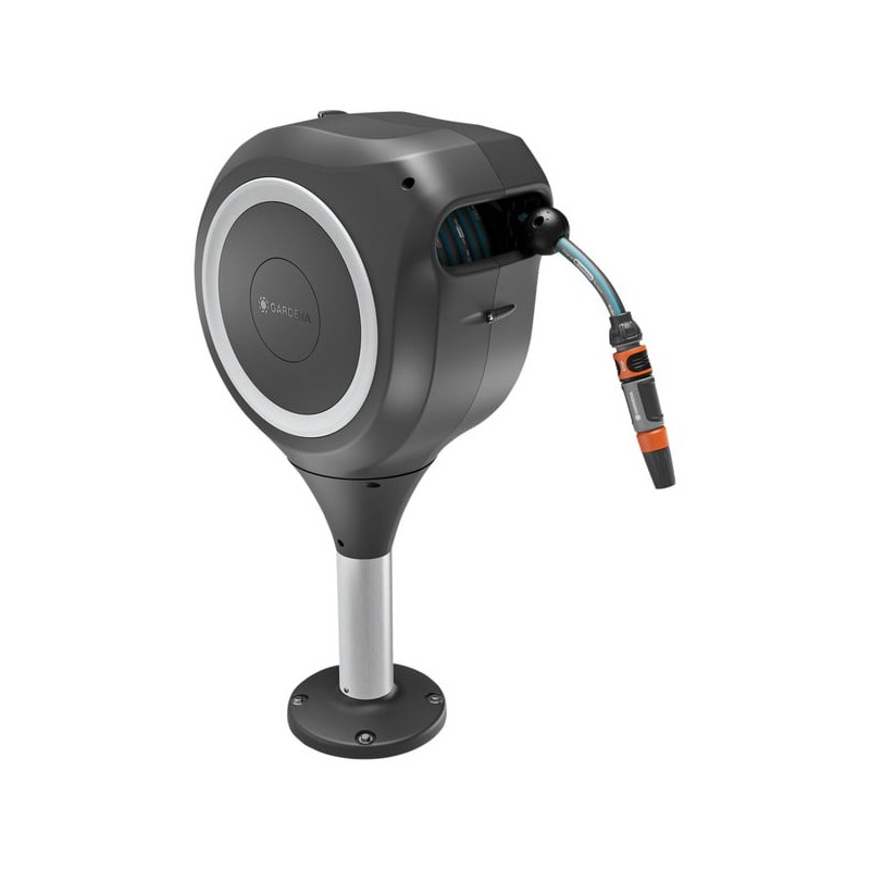 Avvolgitubo automatico gardena rollup m 20m grigio/bianco [18617-20]