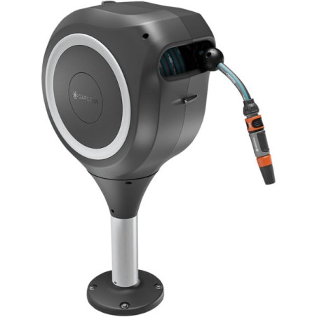 Avvolgitubo automatico gardena rollup m 20m grigio/bianco [18617-20]
