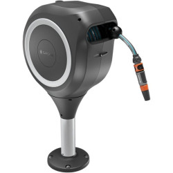 Avvolgitubo automatico gardena rollup s 15m grigio/bianco [18607-20]