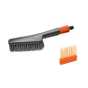 kit di pulizia gardena cleansystem spazzola a mano m soft grigio