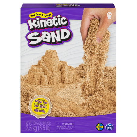Spin master kinetic sand sabbia cinetica marrone [6060997]