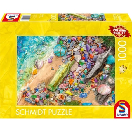 Puzzle schmidt spiele relitti e relitti luminosi multicolore 1000pz