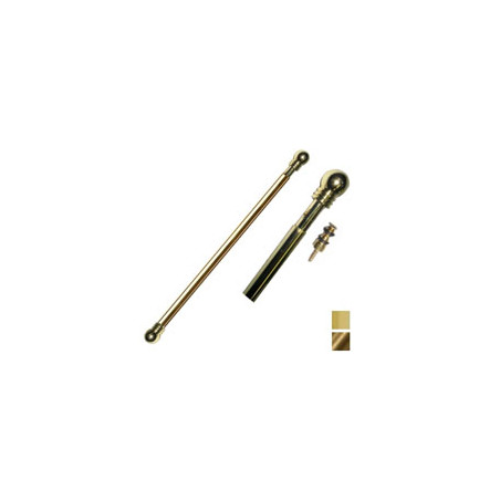 Bris bris tondo ottone satinato a scomparsa dozio mm10x30/45