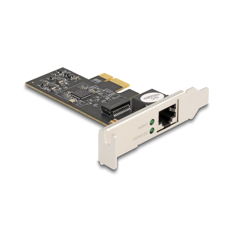 Scheda di rete delock 81260 pci express rj-45 5 gigabit [81260]
