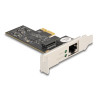Scheda di rete delock 81260 pci express rj-45 5 gigabit [81260]