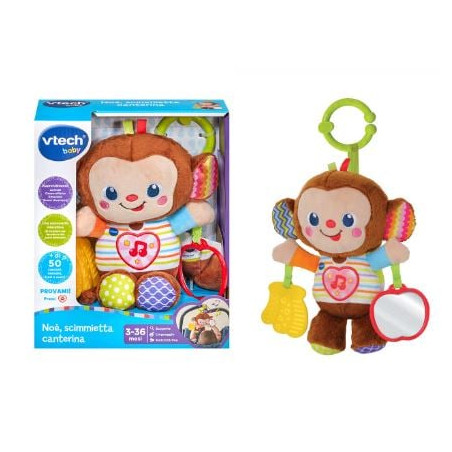 vtech baby noe scimmietta canterina multicolore