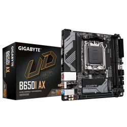 Scheda madre gigabyte b650i ax amd am5 mini itx ddr5 marrone [b650i