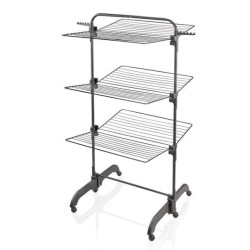 Stendibiancheria leifheit comfort tower 420 con ruote 42m nero [comfort