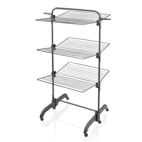 Stendibiancheria leifheit comfort tower 420 con ruote 42m nero [comfort