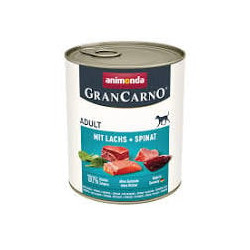 Cibo umido per cani animonda grancarno adult con salmone e spinaci