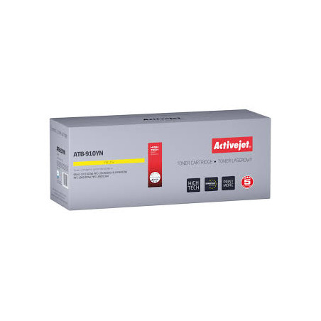 Toner activejet atb-910yn per brother tn-910y giallo 1pz
