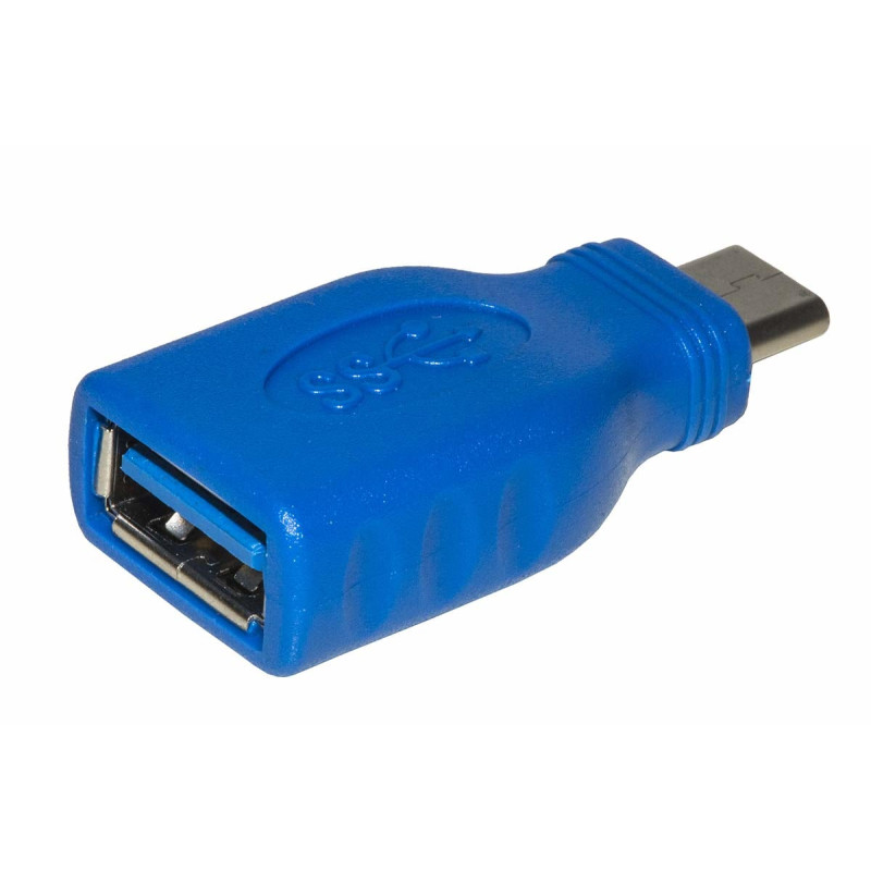 Adattatore link usb-c a usb-a 3.0 m/f blu [lkadat116]