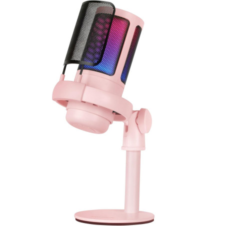 Microfono da studio mars gaming mmic-se rgb con supporto e accessori