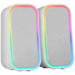 Altoparlanti mars gaming ms-om 20w rgb bluetooth 5.3 bianco 2pz