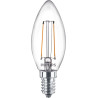 Lampadina led philips b35 e14 filamento 25w 250lm trasparente