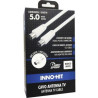 Cavo antenna inno-hit coassiale m/f 5m bianco [ih-e84612]