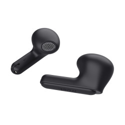 Auricolari trust yavi wireless/bluetooth con microfono nero [25298]