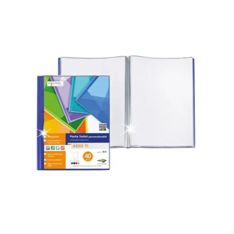 Portalistino personalizzabile sei rota asso ti 57220607 6 buste blu