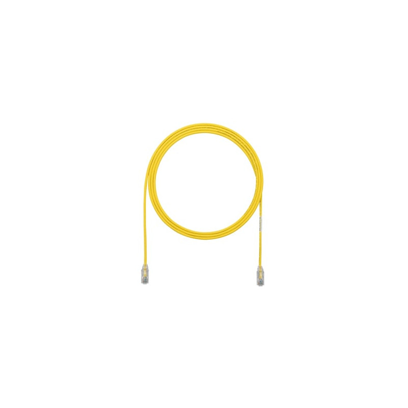 Cavo patch panduit utp28x5myl rj-45 cat.6a u/utp lshf 5m giallo