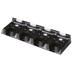 Base di ricarica sato a 4 alloggiamenti per pw208nx/pw208mnx nero