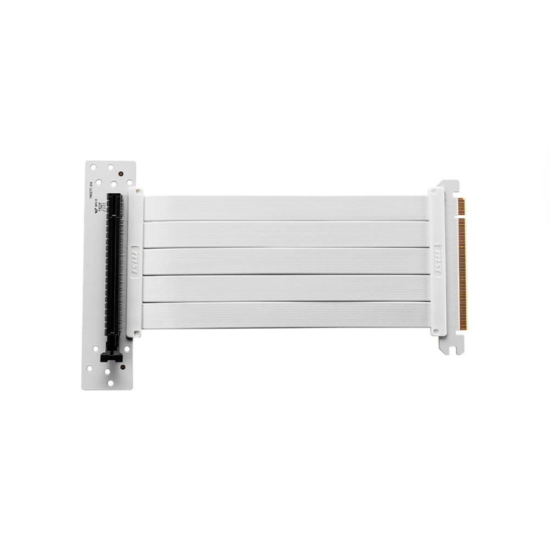 Cavo riser msi pci-e 4.0 x16 180mm bianco [riser-cable-wh]