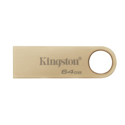 Pen drive 64gb kingston se9 g3 secure usb 3.2 oro [dtse9g3/64gb]
