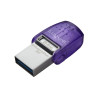 Pendrive 64gb kingston datatraveler microduo 3c viola/trasparente