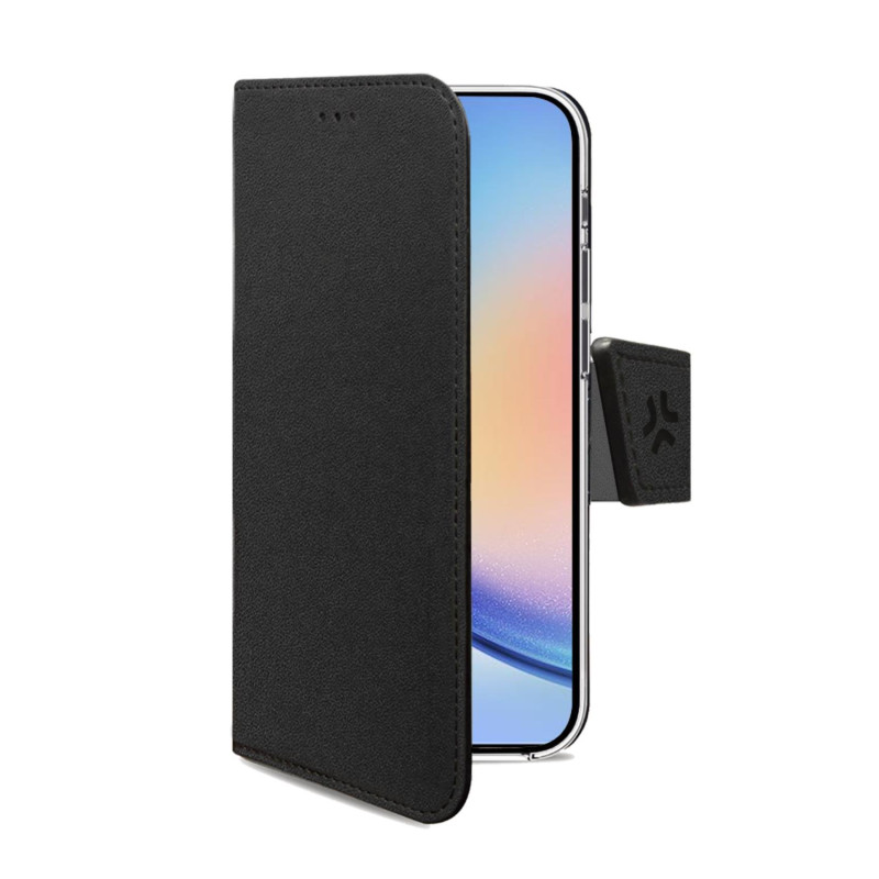 Custodia celly wally per samsung galaxy a35 5g nero [wally1063]