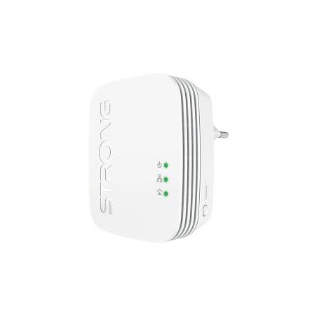 Powerline strong mini wifi 600 trio 600mbit/s 240v 50/60hz 3pz bianco