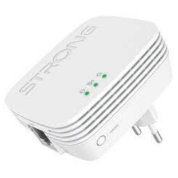 Powerline strong mini wifi 1000 duo 1000mbit/s 240v 50/60hz 2pz bianco