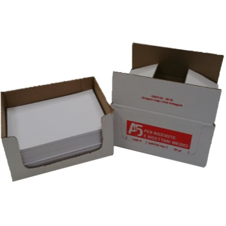 Carta in risma brefiocart a5 90gr 1000 fogli bianco [020fr90a5bi]