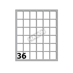 Etichette adesive markin x11018-10 10x36 etichette 22x17mm bianco