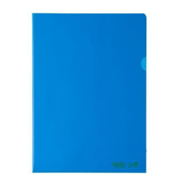 Cartelline favorit buste l pratic 22x30cm liscia blu 25pz [400182394]