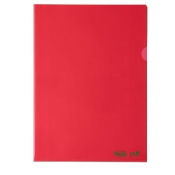 Cartelline favorit buste l pratic 22x30cm liscia rosso 25pz [400182395]