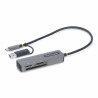 Lettore di schede memoria startech.com multimediali usb 3.0 grigio