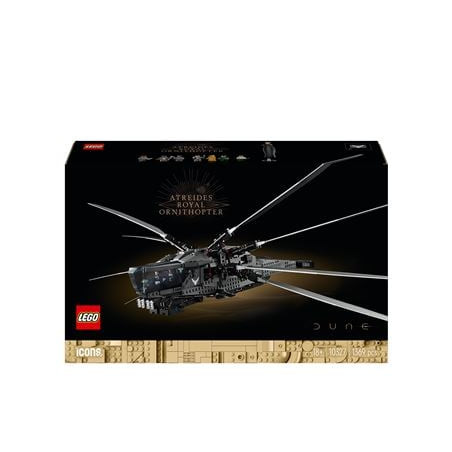Set da costruzione lego icons 10327 dune atreides royal ornithopter