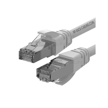 Cavo patch wp europe rj45 s/ftp cat.8 1m grigio [wpc-pat-8sf010]