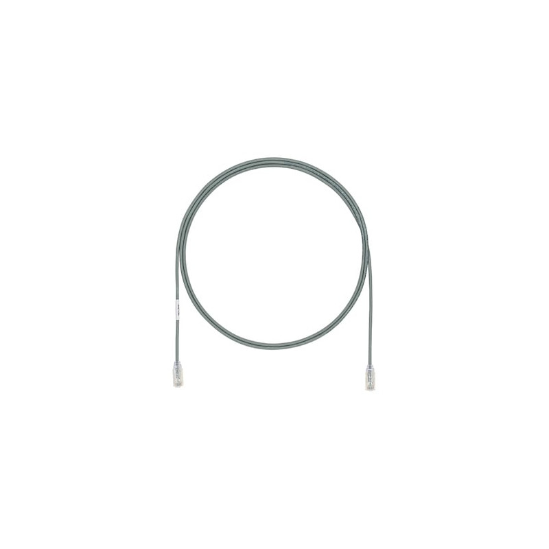 Cavo patch panduit f/utp cat.6a rj45 4.7mmx2m 1pz grigio [utp28x0.2mgy]