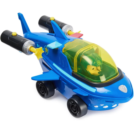 Set da gioco spin master paw patrol aqua pups veicolo 1figurina 1giocatore