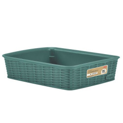 Cestino elegance green cm 25x19 h 6 stefanpl [30943]