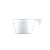 Set di tazzine caffe' goldplast in plastica bianco 50pz [2730-11]