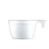 Set di tazzine caffe' goldplast in plastica bianco 50pz [2731-11]