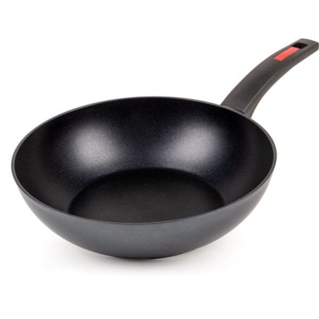 Padella zanetti wok induzione 28cm nero [580028]