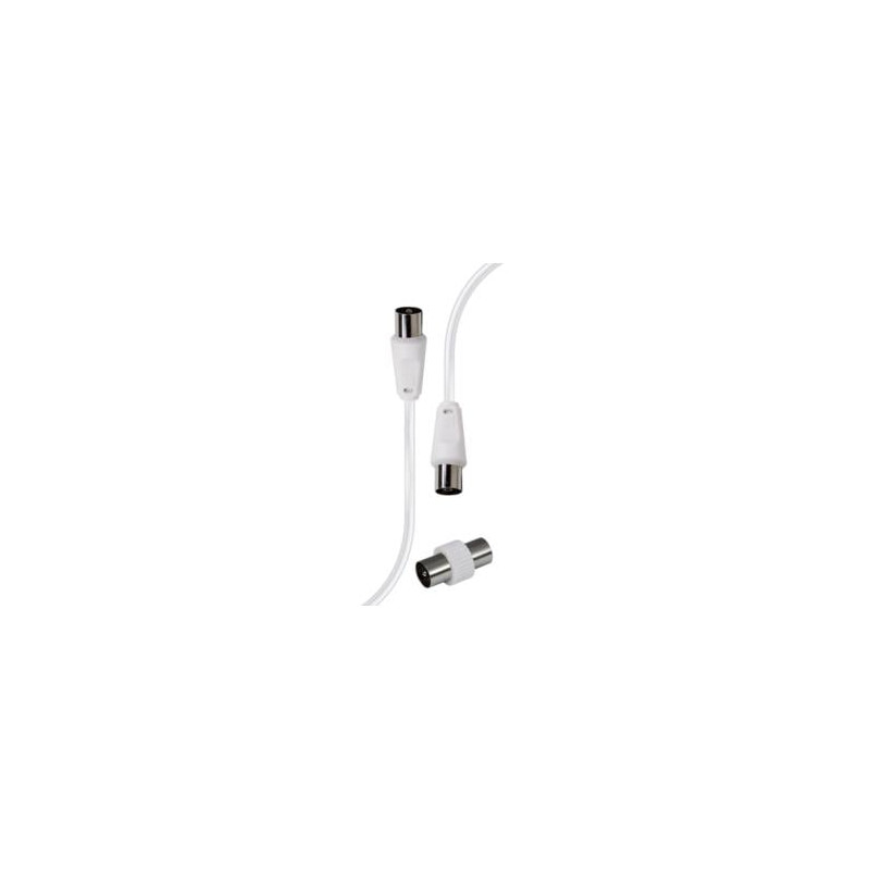 Cavo antenna karma ridem m/f per tv 3m bianco [rdm cl103]