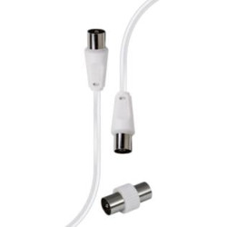 Cavo antenna karma ridem m/f per tv 5m bianco [rdm cl105]