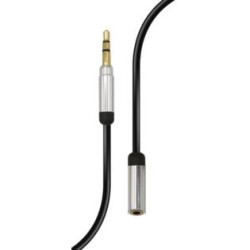 Cavo audio karma ridem aux 3.5mm m/f 3m nero [rdm cl13]