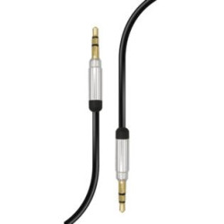 Cavo audio karma ridem jack stereo doppio 3.5mm m/m 1.5m nero [rdm